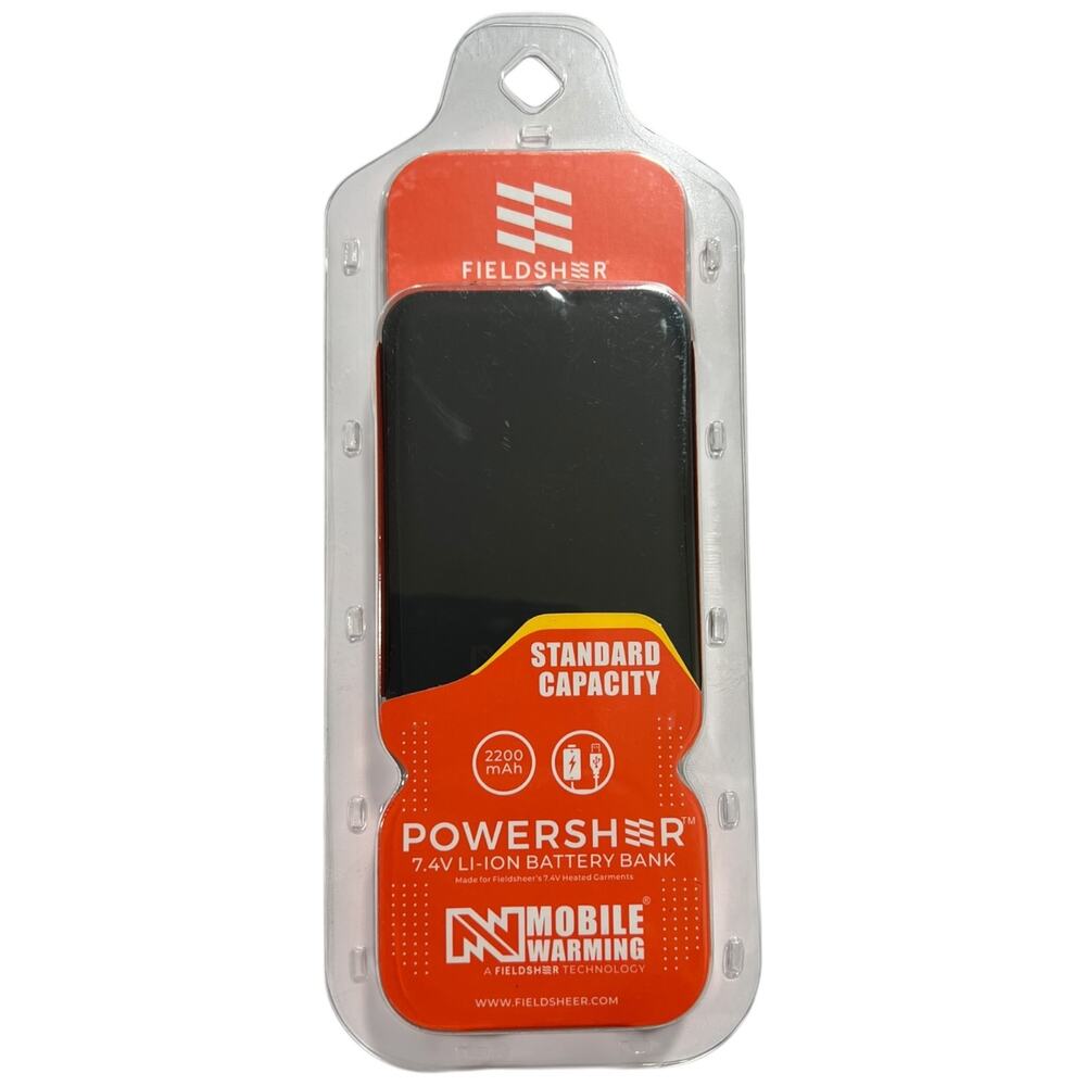 Fieldsheer Mobile Warming 7.4V Powersheer Li-ion Battery Bank New in Package